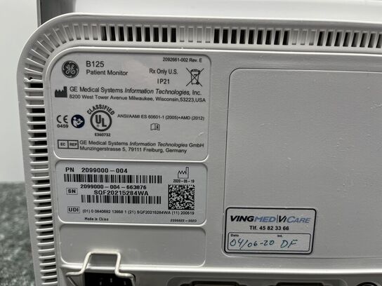 Patient Monitor GE B125