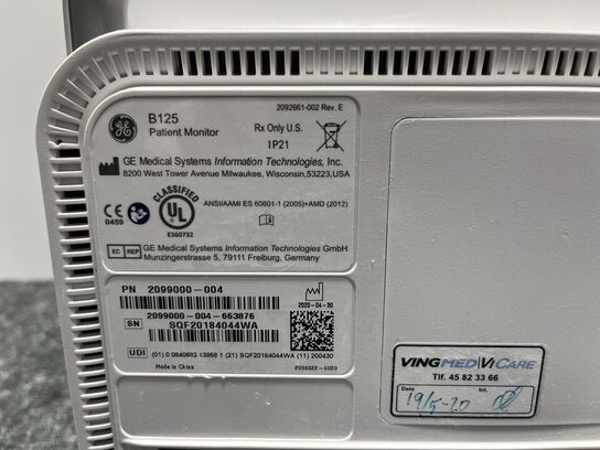 Patient Monitor GE B125