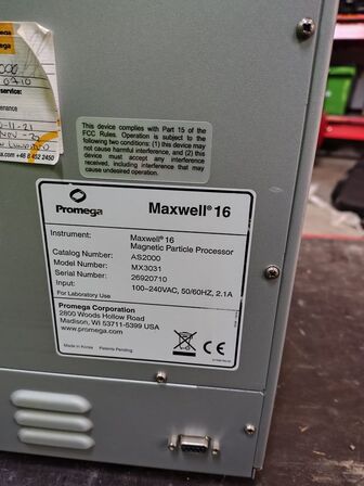 DNA Extraction Purification System  PROMEGA  Maxwell 16 