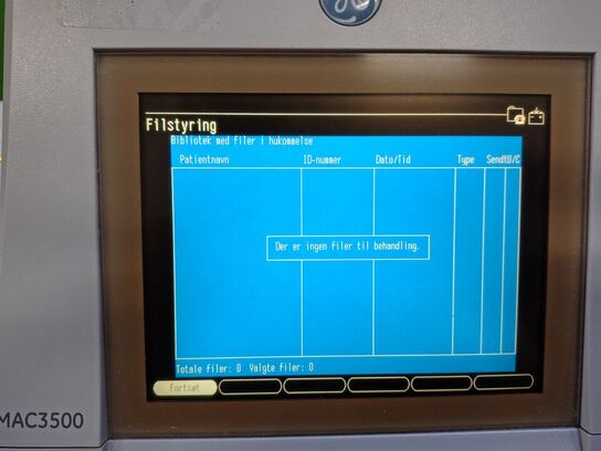 Two ECG units GE MAV3500