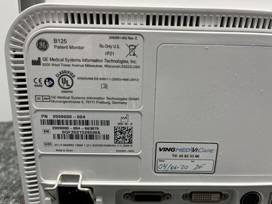 Patient Monitor GE B125