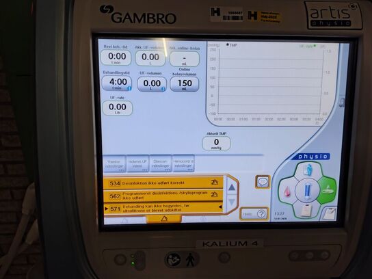 Dialysis machine GAMBRO Artis