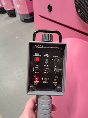 Eleven Transport Robots and six chargers E&K AUTOMATION ECO L03