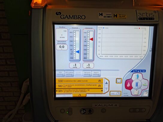 Dialysis machine GAMBRO Artis