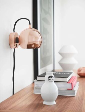 2 stk. frandsen ball væg kobber(ubrugt)