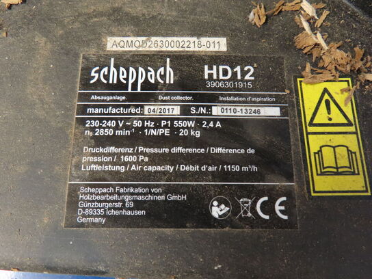 Drejebænk og værktøj SCHEPPACH DMT 450 og SCHEPPACH HD12