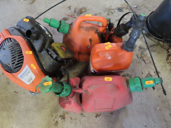 Plæneklipper motor HUSQVARNA LB146P + div. Dunke