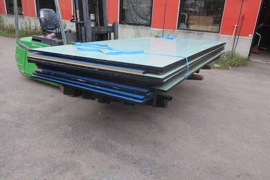 13 stk. plader 