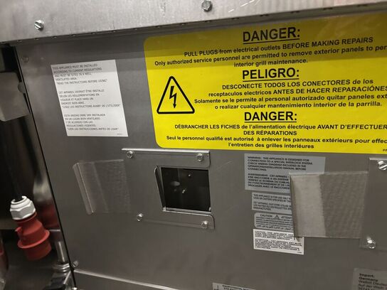 1 stk. Grill Xpress dobbelt gulvmodel Garland (udstillingsmodel, se billeder)(læs beskrivelse)