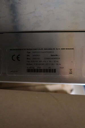 Kombidampovn MKN DKECOD115-615