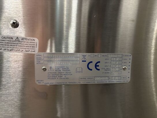 1 stk. Grill Xpress triple gulvmodel Garland (udstillingsmodel, se billeder)(Læs beskrivelse)