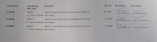 Palle med varelager (se billeder for indhold)