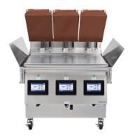 1 stk. Grill Xpress triple gulvmodel Garland (udstillingsmodel, se billeder)(Læs beskrivelse)