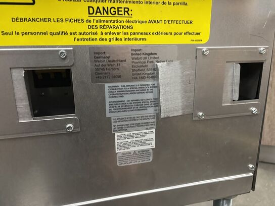 1 stk. Grill Xpress triple gulvmodel Garland (udstillingsmodel, se billeder)(Læs beskrivelse)