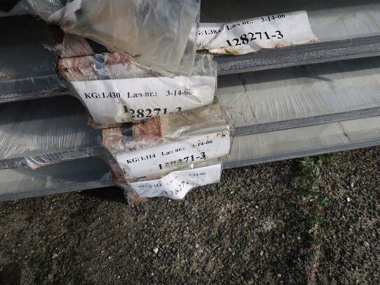 2000 m2 stål tagplader