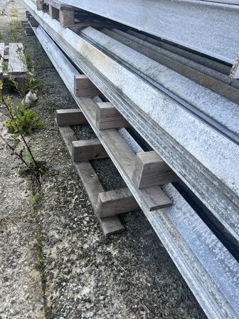 123 stk. 6 meter, 70x70x8