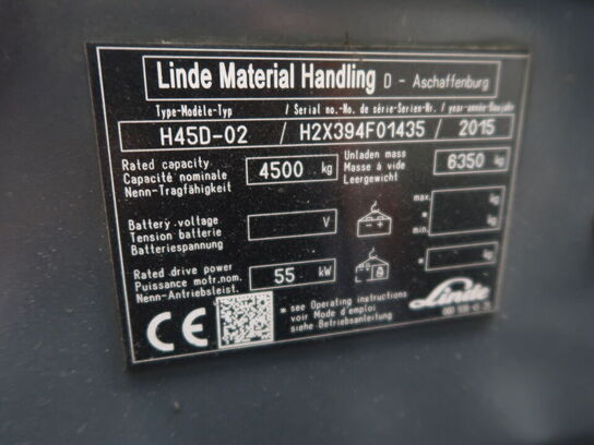 Truck LINDE H45D-02 EVO