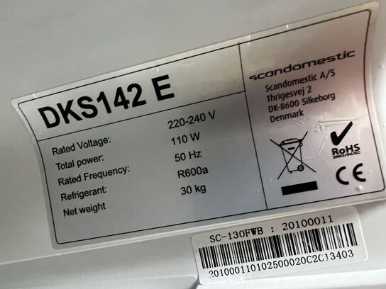 Display køleskab SCANDOMESTIC