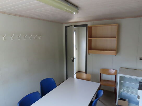 Mandskabsvogn med omklædning og frokoststue