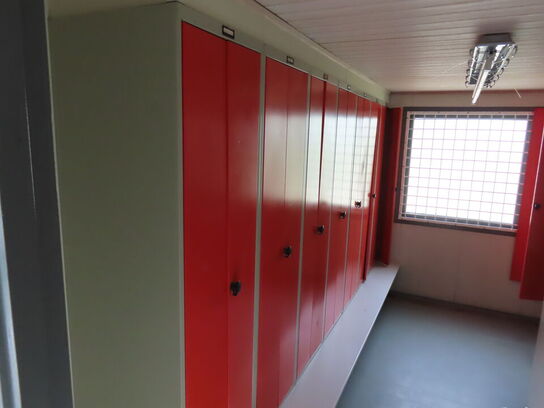 Mandskabsvogn med omklædning og frokoststue