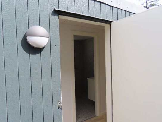 Beboelsesvogn nyindrettet, med køkken og bad