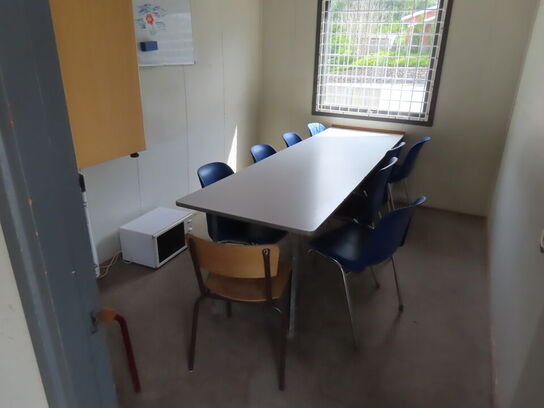 Mandskabsvogn med omklædning og frokoststue