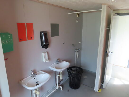 Mandskabsvogn med omklædning og frokoststue