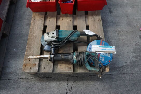 Vinkelsliber + bajonetsav MAKITA