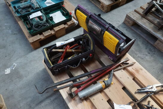 2 stk. værktøjskasser med indhold