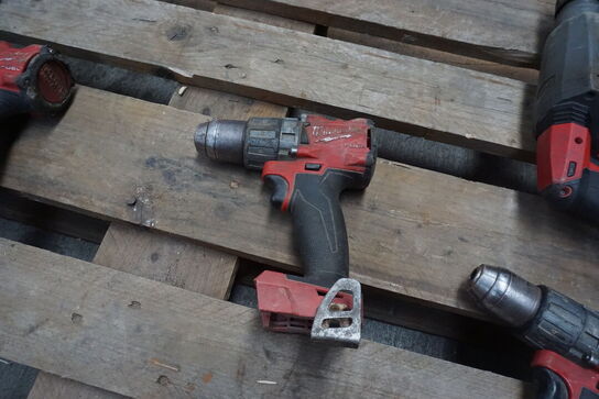 3 stk. Boremaskiner MILWAUKEE