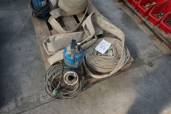 Dykpumpe + slange