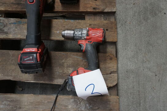 Vinkelsliber + boremaskine MILWAUKEE 