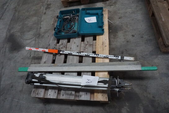 Nivelleringsstativ inkl. Målepinde