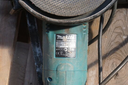 2 stk. Vinkelsliber + bajonetsav MAKITA 