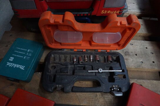 Sortimentskasser + topnøglesæt mv. 