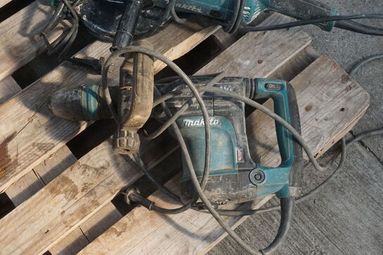 2 stk. Vinkelsliber + borehammer MAKITA 