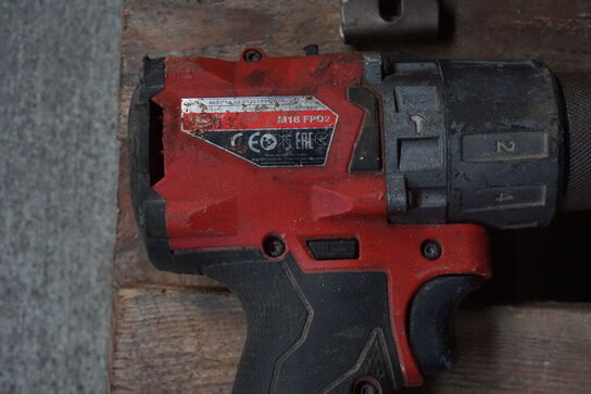 4 stk. Boremaskiner MILWAUKEE