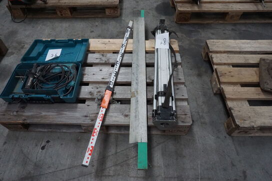 Nivelleringsstativ inkl. Målepinde