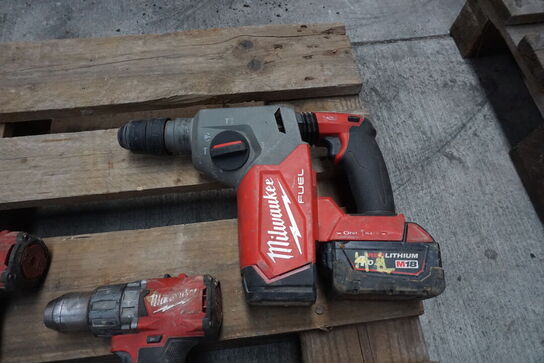 3 stk. Boremaskiner MILWAUKEE