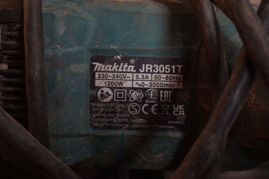 2 stk. Vinkelsliber + bajonetsav MAKITA 