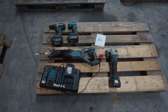 4 stk. elværktøj MAKITA 