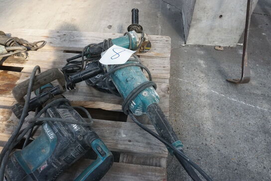 2 stk. Vinkelsliber + borehammer MAKITA 