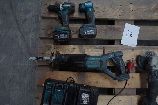 4 stk. elværktøj MAKITA 