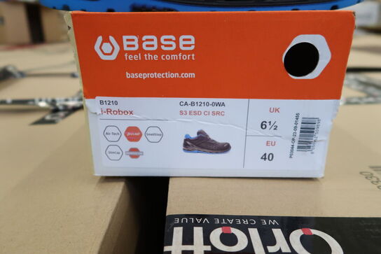 1 Par Base | I-Robox Sikkerhedssko | Sort/blå | 40 Model nr: 1747804