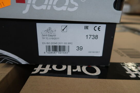 1 Par Jalas | Sikkerhedssko | Sort | 39 Model nr: 1530486