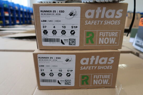 2 Par Atlas | Sko, RUNNER 25 | Sort | 37 Model nr: 1465934
