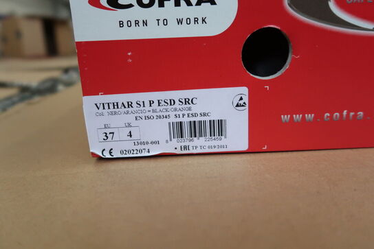 1 Par Cofra | Vithar Sikkerhedssandal | Sort | 37 Model nr: 256932