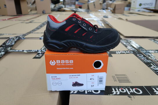 1 Par Base | Base Toledo sikkerhedssko S1P | Sort/rød | 37 Model nr: 1713220
