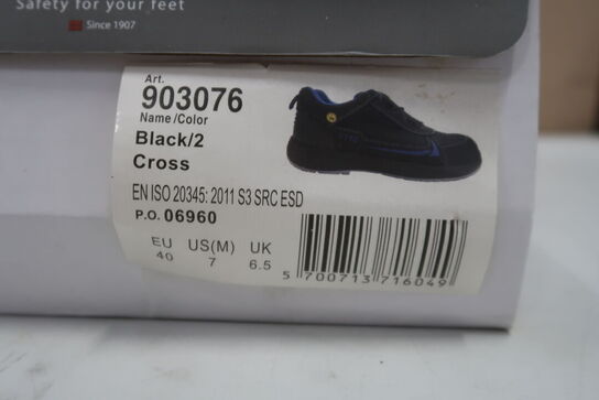 1 Par Sanita | Sikkerhedssko | Sort | 40 Model nr: 529178