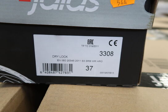 1 Par Jalas | Sikkerhedssko | Sort | 37 Model nr: 1530934